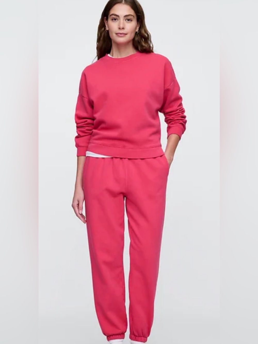 Mantra Made In Los Angeles Organic Cotton Pink Sweatpant Set